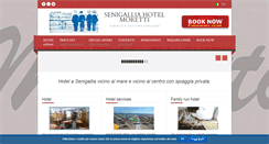 Desktop Screenshot of hotelmoretti.com